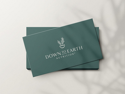 Down to Earth Nutrition Business Cards