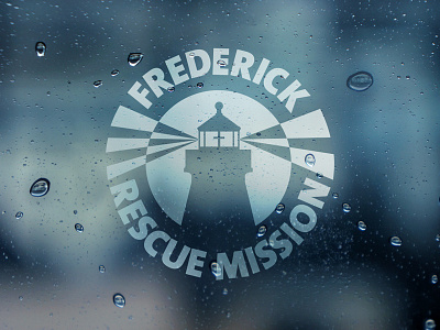 Frederick Rescue Mission Logo christian identity lighthouse logo maryland mission nonprofit recovery seal stamp