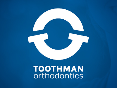 Toothman Orthodontics Identity blue brand design identity logo orthodontics smile teeth white