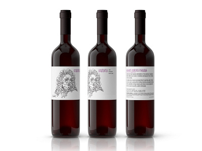 Catoctin Breeze Vineyard Oratorio Wine Label bottle composer illustration label music packaging wine wine label