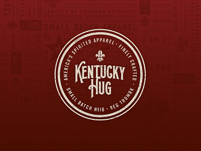 Kentucky Hug Seal apparel bourbon craft hug kentucky logo spirits vintage