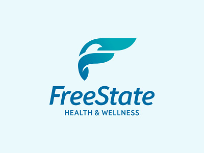 Free State Health & Wellness Brand Identity addiction bird care dove f free state health maryland mental health nurse practitioner wellness