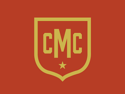 Maryland Clothing Co. Secondary Mark – CMC Crest apparel c crest logo m maryland red star yellow