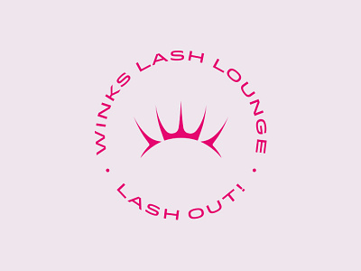 Winks Lash Lounge Secondary Tagline Seal