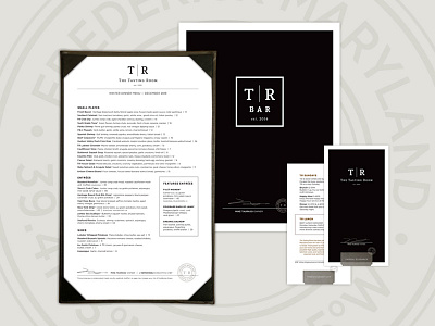 The Tasting Room – Menu Suite