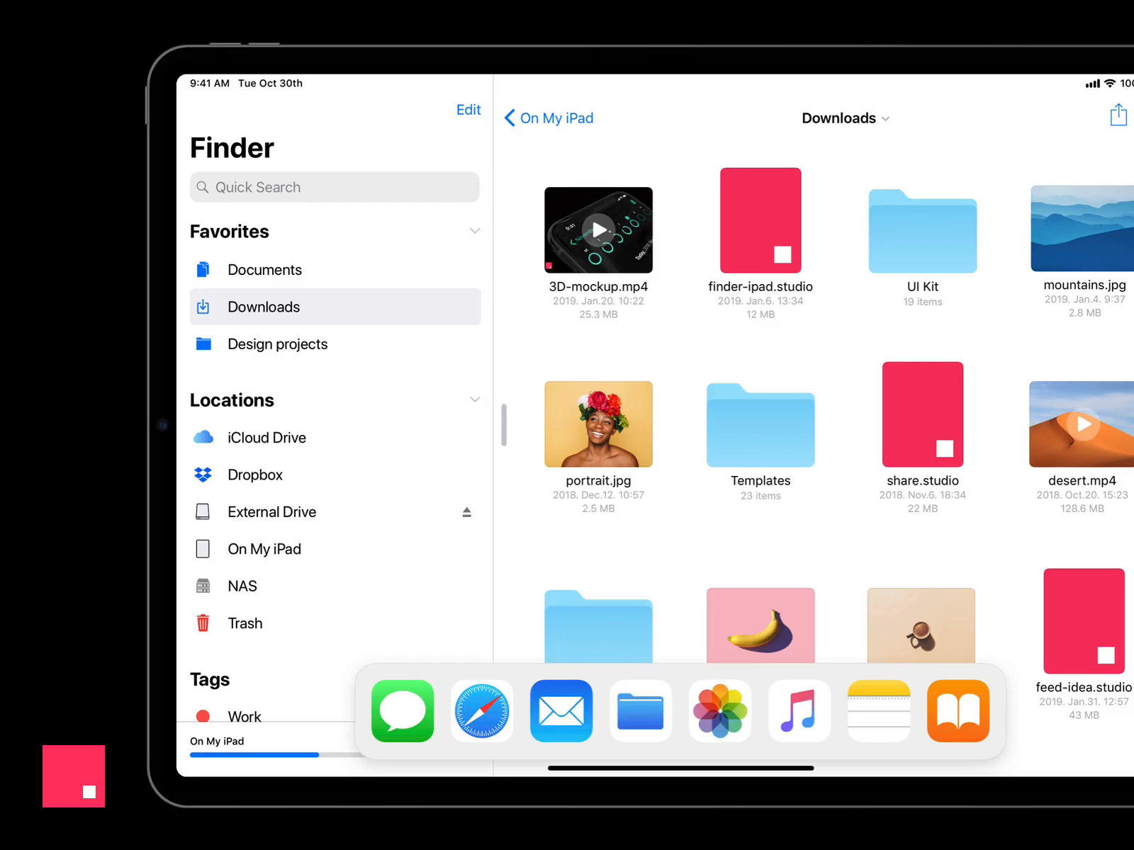 Pro Multitasking - Finder for iPad Concept by Daniel Korpai for