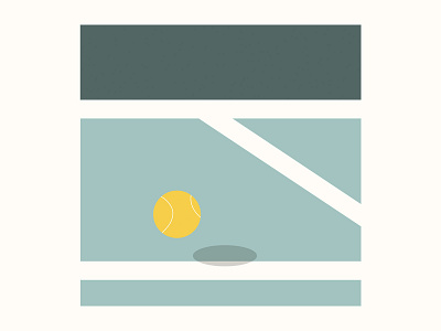 Tennis art design flat graphic design icon illustration illustrator logo minimal vector