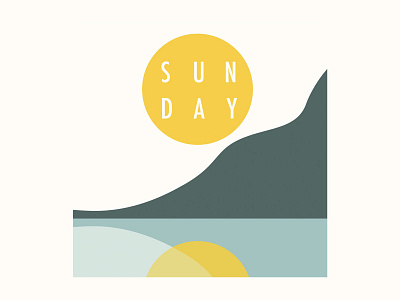 Sunday branding design flat graphic design illustration illustrator logo minimal ui vector