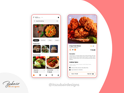 Food Delivery Mobile App UIUX Design