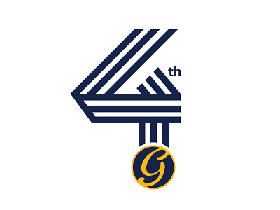 Guru Sports Bar / Logo & Key Visual 4 Year Anniversary