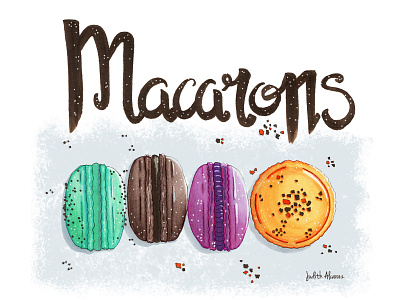 Macarons cake macarons markers paris sweet