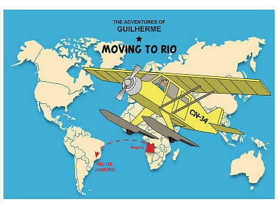 Tintín Artwork - Moving to Rio