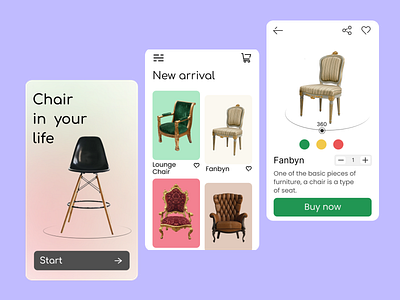 E-commerce Chair app