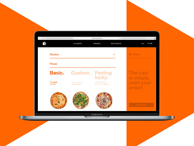 Kramer's Pizza Joint e-commerce website communication design copywriting digital product design e-commerce graphic design interaction prototype user experience design user interface design web
