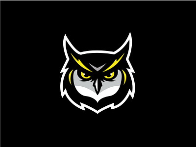 Owl design esport mascot logo