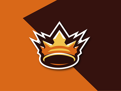 Crown King design esport mascot logo