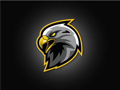 Eagles design esport mascot logo logo