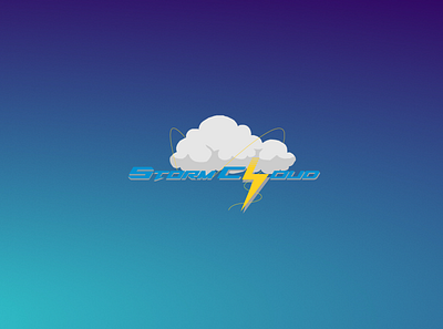 StormCloud logo app branding design icon illustration logo minimal ui ux vector