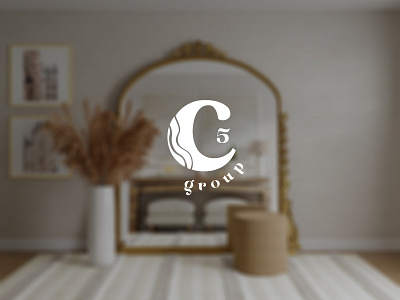 C5 group brand identity branding design graphic design illustration logo property real estate realtor