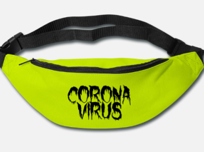 T-shirt design of logo coronavirus 2020