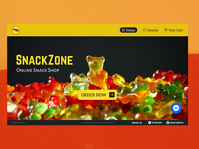 SnackZone (SnackShop) design shop snack snack bar snack shop snackbar snacks snackzone ui ux web