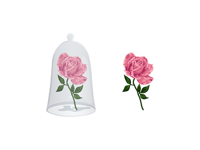 Pinky rose flower illustration design flower flower illustration flower vector rose flower vector tracing