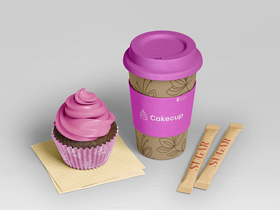 Cakecup Logo Design