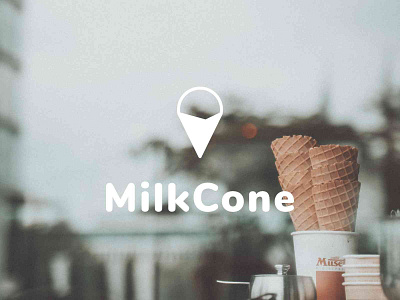 MilkCone Logo Design branding creative design drink food goldenratio graphicdesigndaily ice icecream inspiration inspire logo logoconcept logodesign logoinspire logonew logos logotype sweet typography