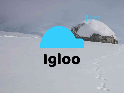 Igloo Logo Design branding breeze calm creative design geometry goldenratio graphicdesigndaily ice igloo logoconcept logodesign logoinspire logonew logos nature snow snowflake typography whitespace