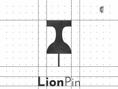 LionPin Sketch brand brand design brand identity branding design goldenratio graphicdesigndaily illustration lion logo logo design logoconcept logodesign logoinspire logonew logos logotype pin sketch typography