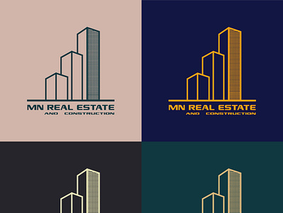 Real Rstate Logo brand logo design flat graphic design illustrator logo minimal realestatelogo versatile versatile logo