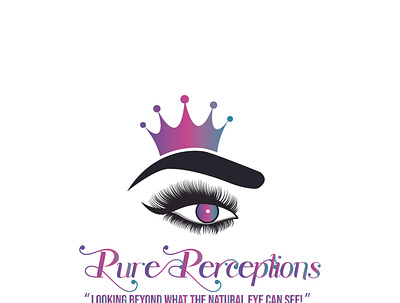 Pure Perceptions brand logo flat graphic design minimal realestatelogo versatile versatile logo