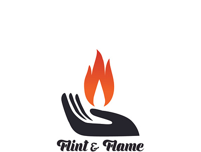 Flame logo brand logo flat graphic design illustrator logo minimal realestatelogo typography versatile versatile logo
