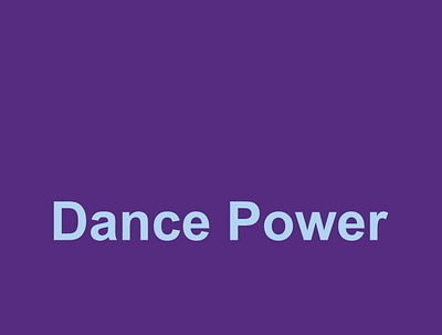 Dance Power brand logo design flat graphic design illustrator minimal typography vector versatile versatile logo