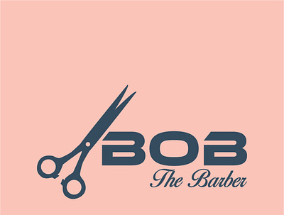 Barber Logo brand logo design flat graphic design illustrator logo minimal realestatelogo versatile versatile logo