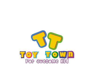 Toy Town brand logo flat graphic design illustration mascotlogo minimal realestatelogo vector versatile versatile logo
