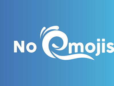 No Emojis brand logo design flat graphic design illustrator logo minimal vector versatile versatile logo
