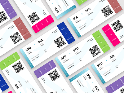 BOARDING PASS UI DESIGN boardingpassui dailyui uiux