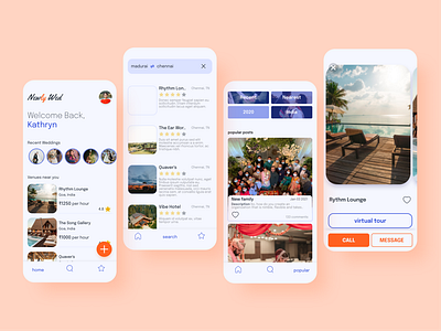Wedding Venue Finder App - UI UX Design