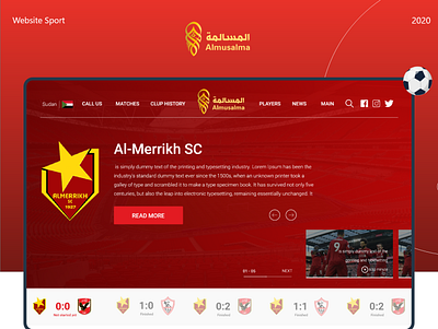 website sport design sport ui ux web web design website