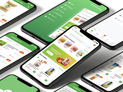 grocery app ui/ux