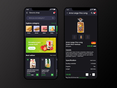 grocery app - ios