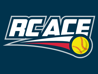 RC ACE Softball Logo league logo softball