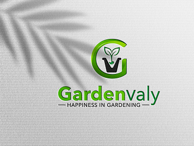 Garden Valy branding design logo minimalist logo modern logo