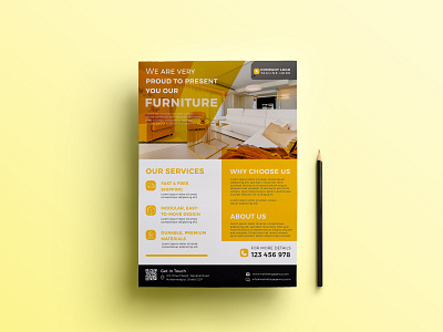Business Flyer Design For Furniture Shop