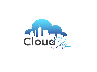 Cloud City modern unsold Logo Design