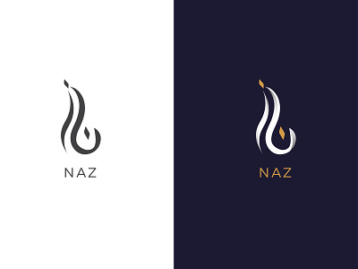NAZ Arabic calligraphy logo branding arabian arabic logo brand identity branding calligraphy graphic design logo logo design saudi arabia