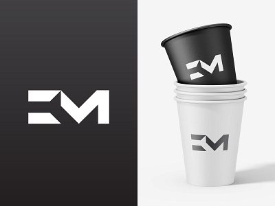 Initial letter "Y+M" Logo Concept.