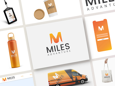 Miles Advanture Logo Branding II UNSOLD