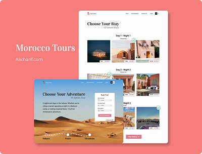 Moroccan Tours | Concept Design concept morocco tour tourism webdesign website